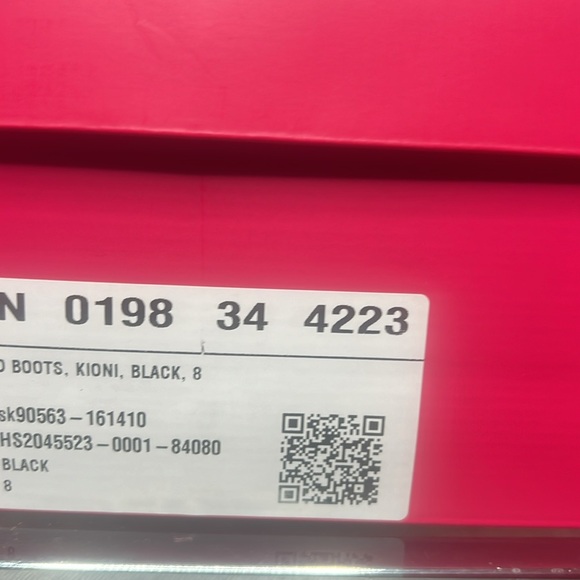 New In Box Kioni Zip Up Stiletto Boot Black, 8 - Picture 6 of 7